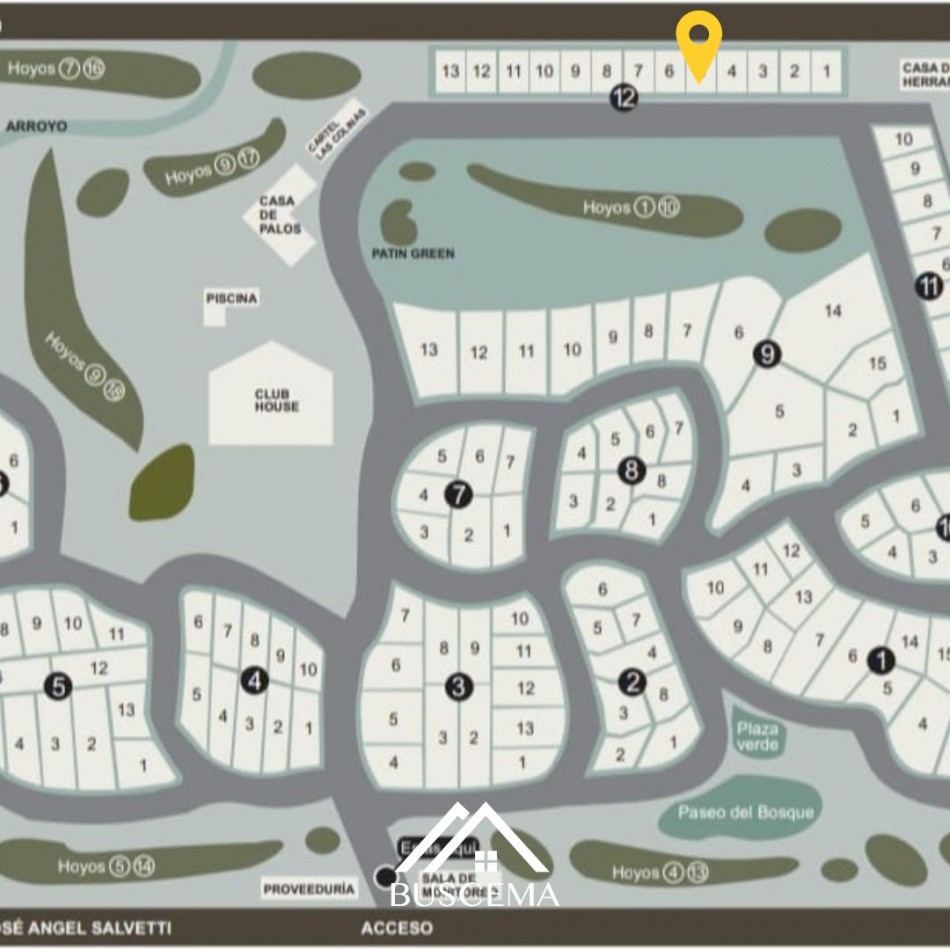 LOTE DE 800 M2 EN "LAS COLINAS - GOLF CLUB"